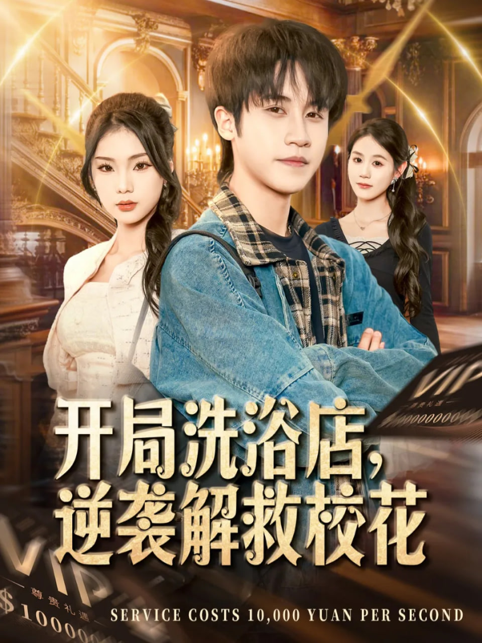 开局洗浴店，逆袭解救校花}